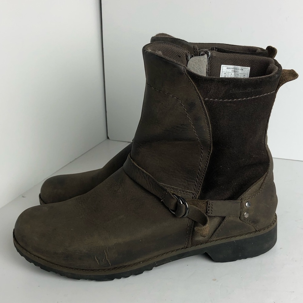 Eddie Bauer Covey Boot Women's Size 10 burgundy insulated side zipper - Picture 4 of 12